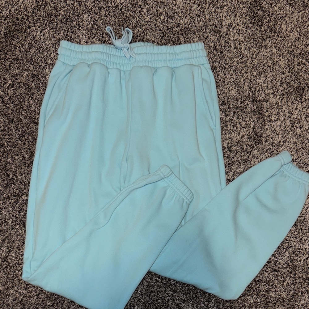 Fabletics Light Blue Jogger Pants